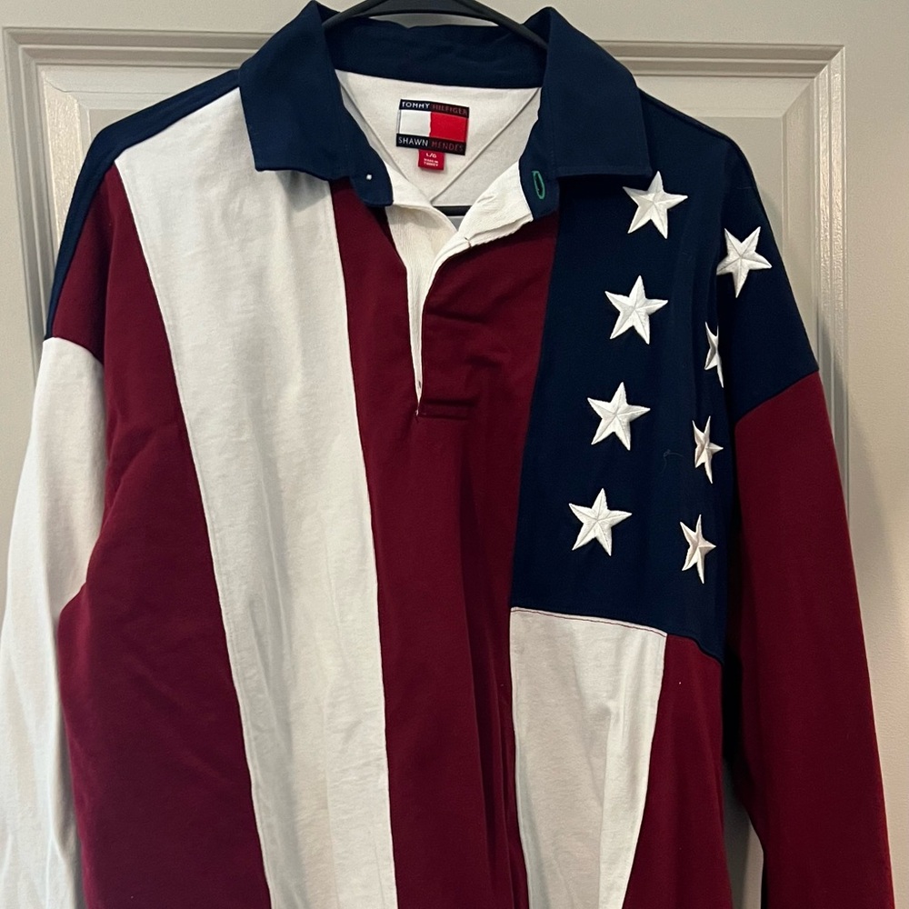 Tommy Hilfiger x Shawn Mendes Stars and Stripes Rugby Shirt